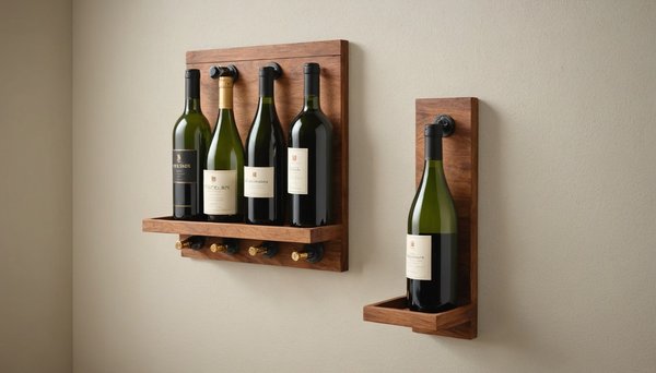 Porte bouteille mural : l'astuce pour un rangement élégant